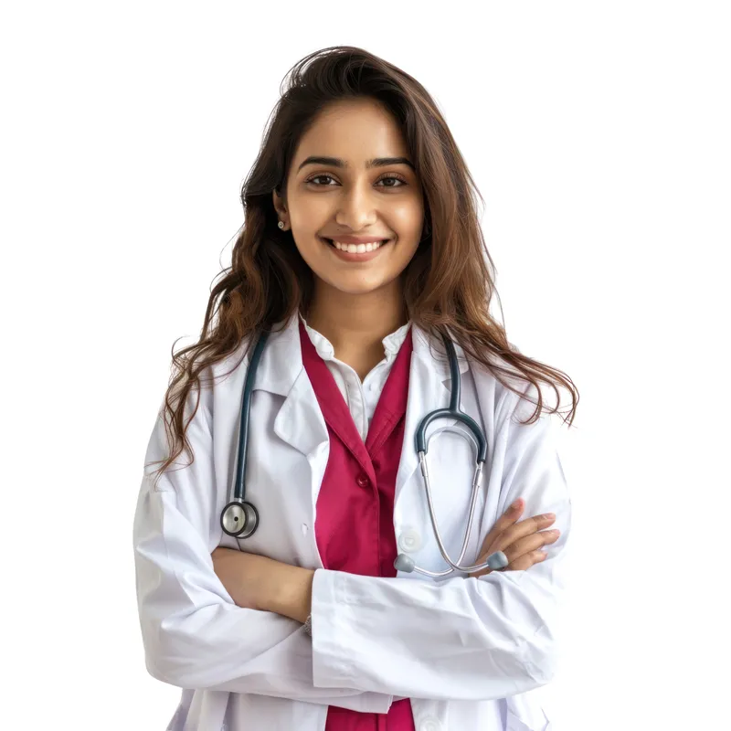 smiling female doctor