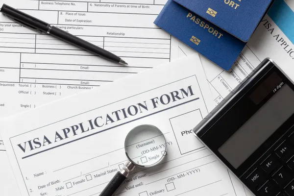 visa application form